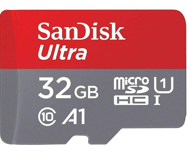 SANDISK ULTRA MICROSDHC CARD 120MB/S CLASS 10 UHS-I WITH ADAPTER - 32GB